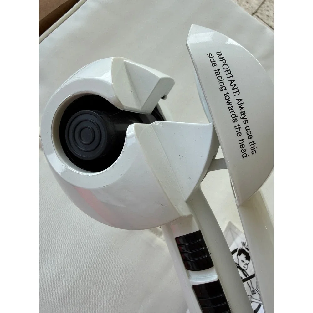Lorion Automatic Hair Curler White Professional Ceramic Rotating Styling Tool